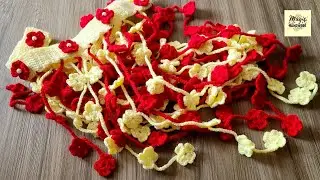 🌼ऊन का तोरण, Woolen Toran, how to Crochet Woolen Toran, Gate ka Parda, Bandhanwar, Jhalar ka design