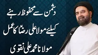Dushman Say Mehfoz Rehny Kay Liay Mola Ali Raza Ka Khas Amal -  Maulana Syed Muhammad Ali Naqvi