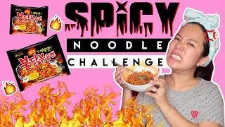 Spicy / Fire Noodle Challenge (Philippines) | Hey Hazell
