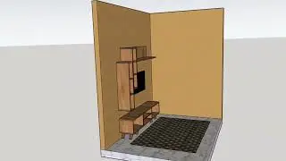 Modern Living Room TV Unit &ndash; 3D Design#3dhousedesign 