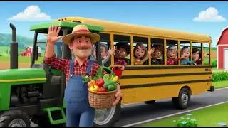 The Wheels On The Bus – Around The Busy Town 🚌