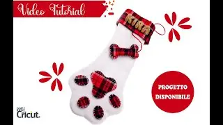 Calza di Natale personalizzata per cani e gatti. Video Tutorial cucito creativo