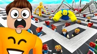 PRZECHODZE NAJWIĘKSZY LABIRYNT Z POTWORAMI w Roblox!