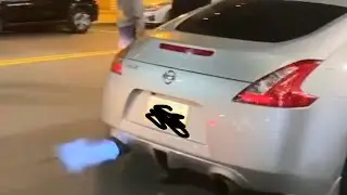 CRAZY POPPING AND SHOOTING FLAME COMPILATION OF MY 370Z