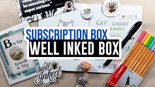 Well Inked Box subscription box - August 2018 Box! 🇨🇦 📦