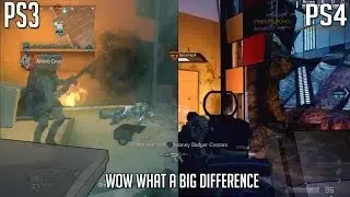 COD Ghosts: PS3 vs PS4 Freefall Map Comparison - Wow What A Big Difference