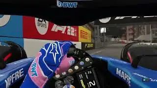 Monaco Cockpit Cam F122 Alpine Time Trial
