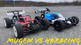 Mugen MBX6 eco HBracing E817v2  Гонки на перегонки, разорвали колесо!