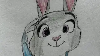 Let&rsquo;s draw JUDY HOPPS  FROM ZOOTOPIA ￼￼#drawing #zootopia2 #disney 