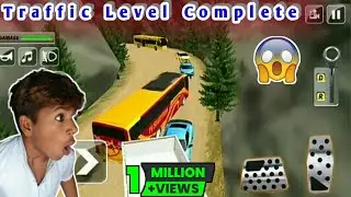 Bus Mountain Game Traffic Level Complete [Driving Game] #gaming #6bvlogs