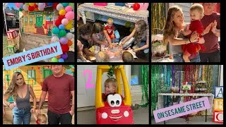 BIRTHDAY PARTY ON SESAME ST. THEMED PARTY PREP! 🎂🎉💜❤️🩷💙💚💛🧡 | Emory is 2️⃣