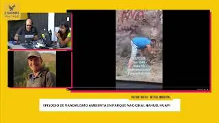 VANDALISMO EN EL NAHUEL HUAPI: PINTÓ UNA ROCA Y AMENAZÓ CON UNA PIEDRA | LA SANA COSTUMBRE