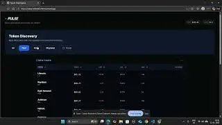 Eterna Labs  High Performance Dashboard for Real Time Token Discovery 🚀