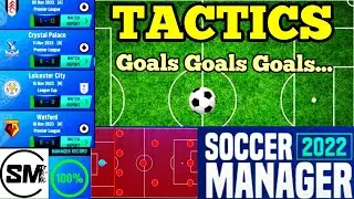 Soccer Manager 2022 Tactics & Formation for GOALS | SM22 best tactical setup to get goals