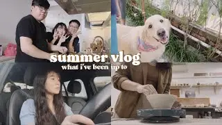 ☀️ pottery, cooking with friends, driving alone for the first time | vlog