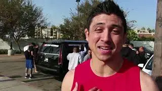 WWE superstar Mega TJ Perkins meets his Pinoy fighting idol