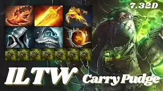 ILTW Pudge Carry [24/8/18] Pro Gameplay 7.32D - Dota 2 Full Match Gameplay