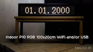 Running Text INDOOR RGB p10 96X16cm
