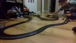RACING SLOT CARS!!! Racing A New Car I Got!!!