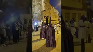 Viernes Santo noche en Loja. Cristo de la Salud, Sepulcro y Soledad