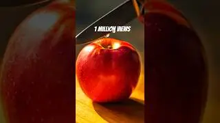✨ Glass Apple Cutting ASMR | Satisfying Slice #trendingshorts #mouthwatering #shortsfeed