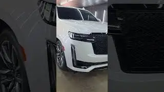 Cadillac Escalade with gyeon ceramic protection #rock #ppwgsdalv #whitegorillaautodetail #Cadillac