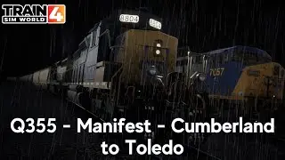Q355 - Manifest - Cumberland to Toledo - Sand Patch Grade - SD40-2 - Train Sim World 4