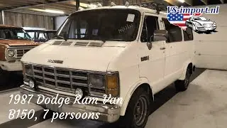 1987 Dodge Ram Van B150 7 persoons | VS-import.nl