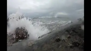 Tropical Storm Auring Making Landfall