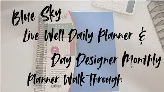 Blue Sky & Day Designer | Ежедневник Livewell | Обзор планировщика