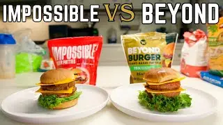 I Used Beyond Meat & Impossible Meat To Make Vegan In And Out Burgers