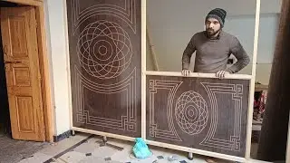 Wooden Partition Wall Design for Drawing Room/Wall partition in Hall/Room Divider Design ideas