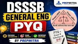 DSSSB PRT 2026 ll GENERAL ENGLISH PRACTICE SETSll BY PREPMITRA ll