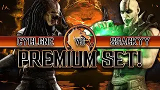 Mortal Kombat X: Cycl6ne vs Sackyy FT10 (PREMIUM SET!)
