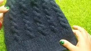 Ladies Woolen Cap Knitting Design | Stylish & Easy Cap for Winter