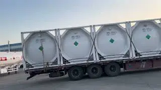 ISO12K7 Tank Container for Refrigerated Liquid Nitrogen#chinafactory #manufacturing #iso #container