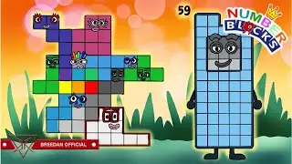 Numberblocks Puzzle Squares Shapes Fanmade By Numberblocks Fifty Nine Power Squad