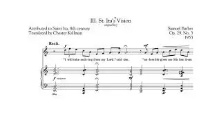 Samuel Barber - Hermit Songs, Op. 29 - No. 3 