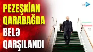 Məsud Pezeşkianın təyyarəsi Qarabağa eniş etdi: İran Prezidenti Azərbaycana səfərə gəlib