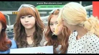 [110606] Fancam of Viki, Ah Young, & GaEun at the Anti-Smoking Campaign in Seoul Plaza