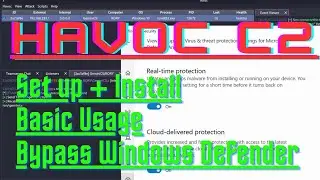 Havoc C2 Framework - Setup Demonstration with Windows Defender Bypass