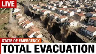 Sicily Landslide WORSE&mdash;Red Zone Already 500ft In, Geologists Say Another 1,000ft MUST Be Evacuated!
