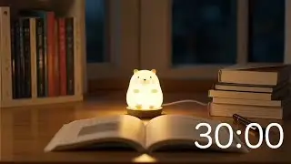 30 Minutes-Relax & Study with Me&nbsp;Lofi Music #timer&nbsp;#study&nbsp;#lofi&nbsp;#relaxing&nbsp;#calm&nbsp;#nightlight&nbsp;#sleep