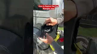 How to Replace Gas Cap Cover Wrangler Jeep 2020