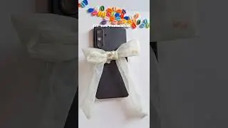 DIY bow phone case #shorts #phonecase #trending #viral #bow #mobilephonecase #diy #art #craft #cover