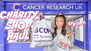 I BOUGHT a NEW wardrobe from a CHARITY SHOP (try on thrift shop haul)