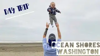 SHIA goes to the BEACH!! Baby&rsquo;s first trip to the beach! Ocean Shores, Washington. Pacific Ocean!