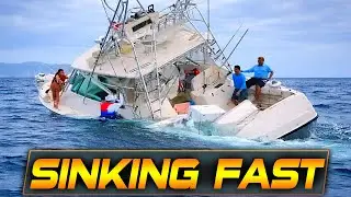 HUGE DISASTER WHEN BOAT SINKS FAST !! SCARED PASSENGERS RESCUED | BOAT ZONE 