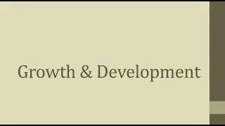 Bone Growth and Development