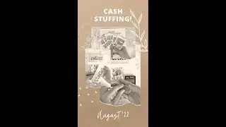 Cash envelope stuffing | Satisfying ASMR | Teen budgeting #shorts
